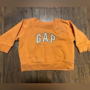 Orange GAP sweater size 6-12 months